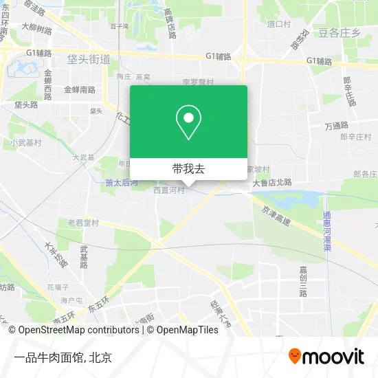 一品牛肉面馆地图