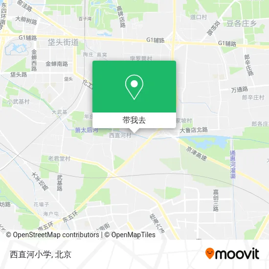 西直河小学地图