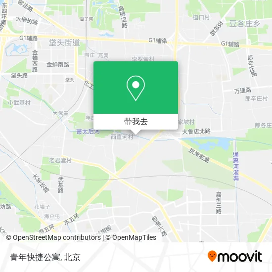 青年快捷公寓地图