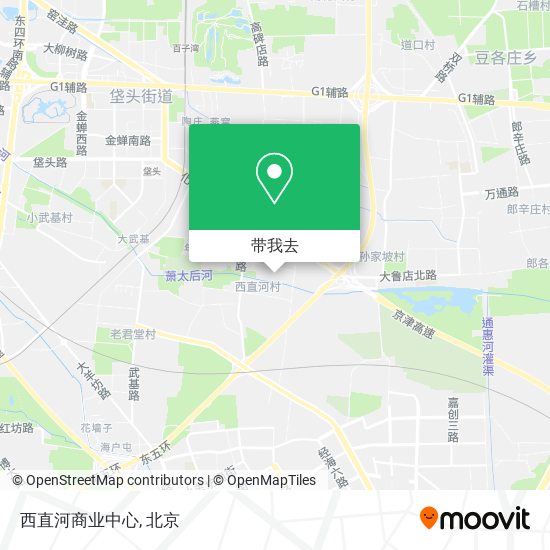 西直河商业中心地图