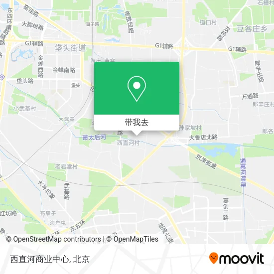 西直河商业中心地图