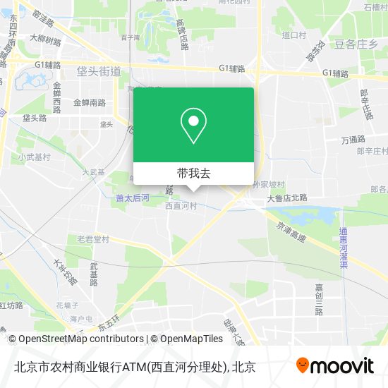 北京市农村商业银行ATM(西直河分理处)地图