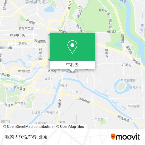 张湾吉联洗车行地图