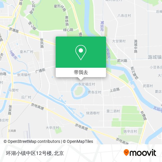 环湖小镇中区12号楼地图