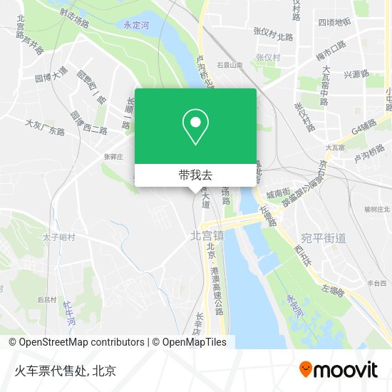 火车票代售处地图