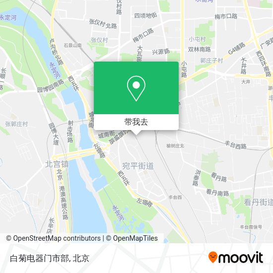 白菊电器门市部地图
