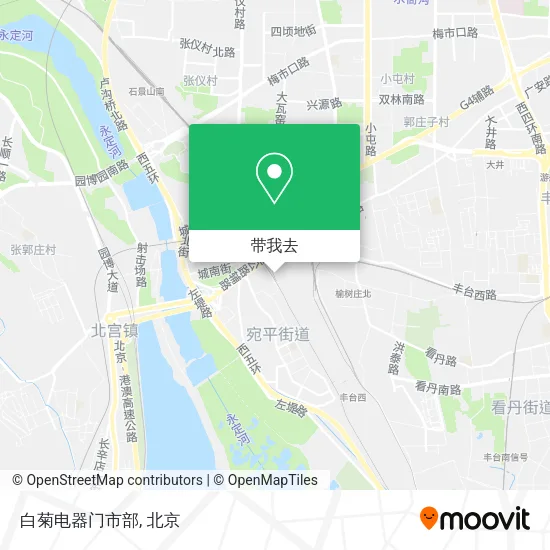 白菊电器门市部地图