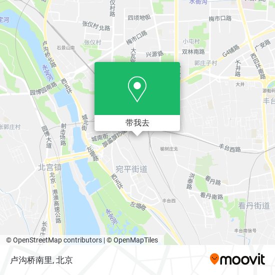 卢沟桥南里地图