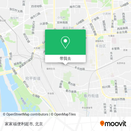 家家福便利超市地图