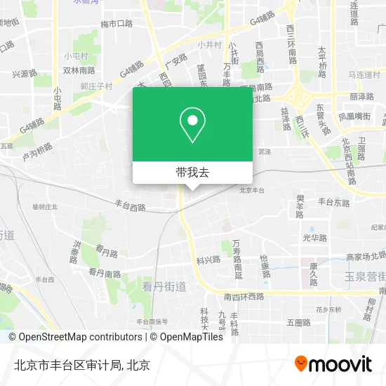 北京市丰台区审计局地图