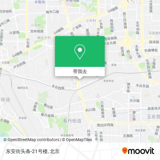 东安街头条-21号楼地图