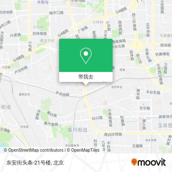 东安街头条-21号楼地图