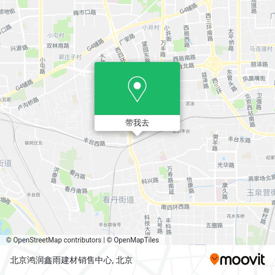 北京鸿润鑫雨建材销售中心地图
