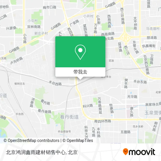 北京鸿润鑫雨建材销售中心地图
