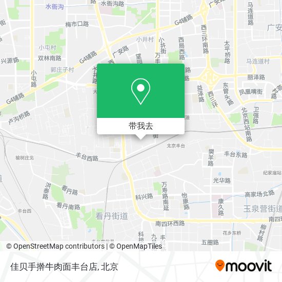 佳贝手擀牛肉面丰台店地图