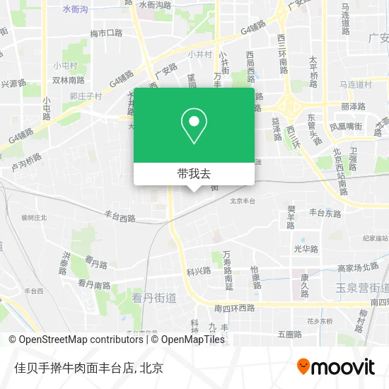 佳贝手擀牛肉面丰台店地图