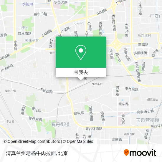 清真兰州老杨牛肉拉面地图