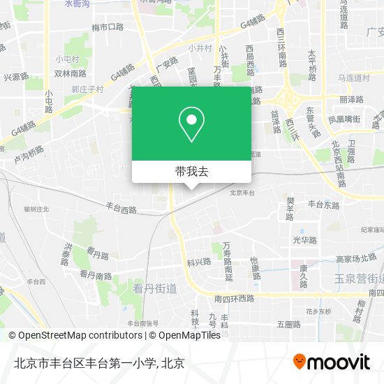 北京市丰台区丰台第一小学地图