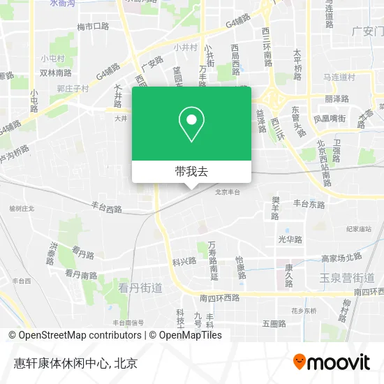 惠轩康体休闲中心地图