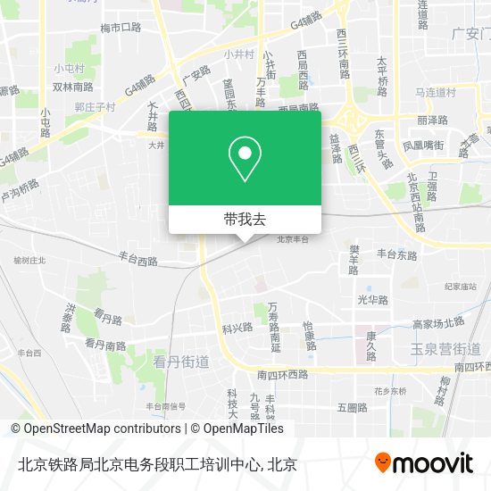 北京铁路局北京电务段职工培训中心地图