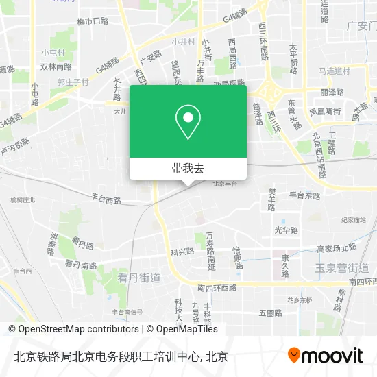 北京铁路局北京电务段职工培训中心地图
