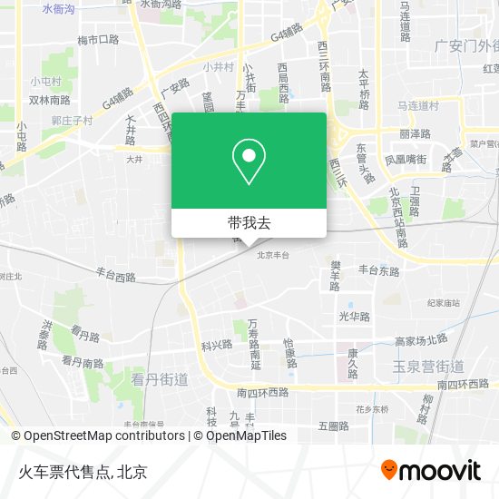 火车票代售点地图