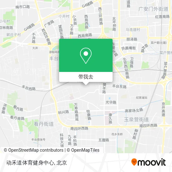 动禾道体育健身中心地图