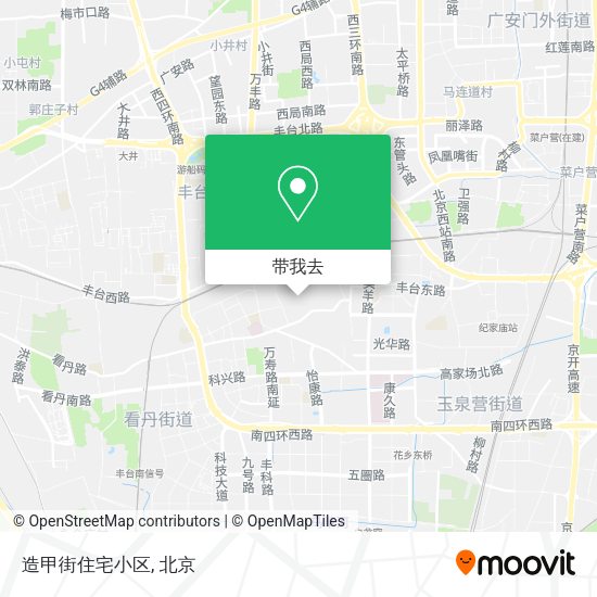 造甲街住宅小区地图