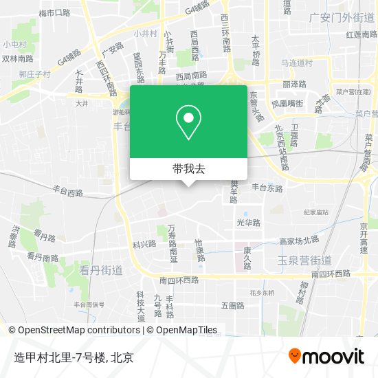 造甲村北里-7号楼地图
