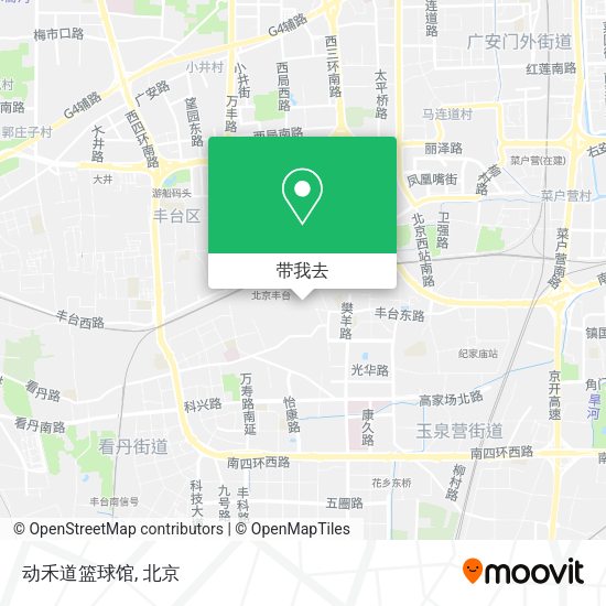 动禾道篮球馆地图