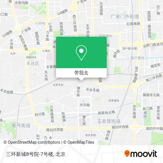 三环新城8号院-7号楼地图