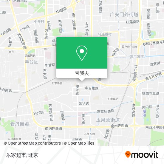 乐家超市地图