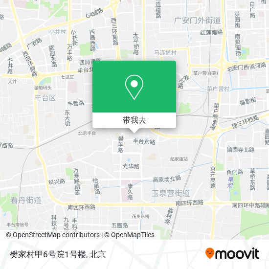 樊家村甲6号院1号楼地图