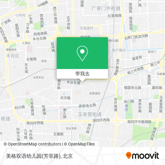 美格双语幼儿园(芳菲路)地图