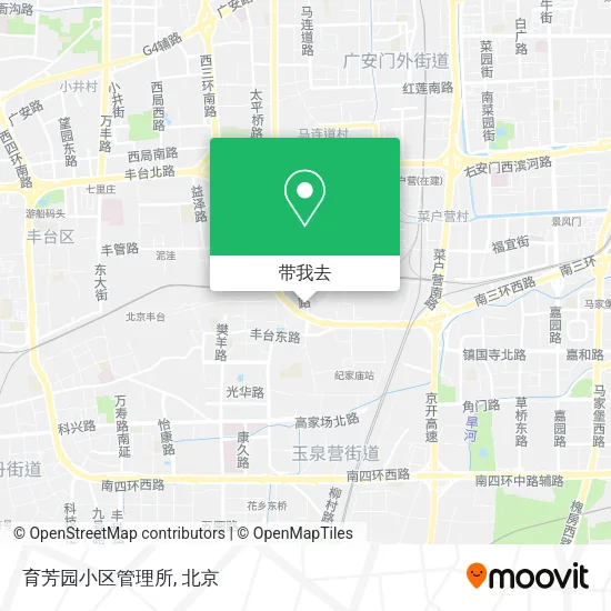 育芳园小区管理所地图