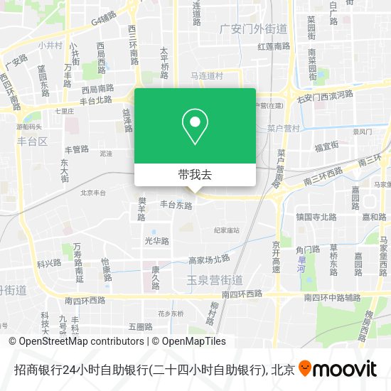 招商银行24小时自助银行(二十四小时自助银行)地图