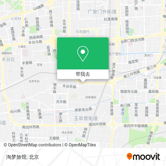 淘梦旅馆地图