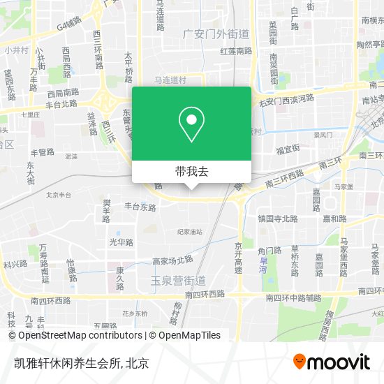 凯雅轩休闲养生会所地图