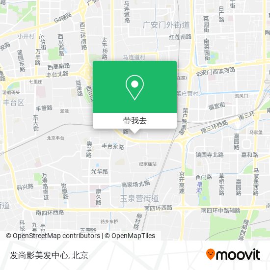 发尚影美发中心地图