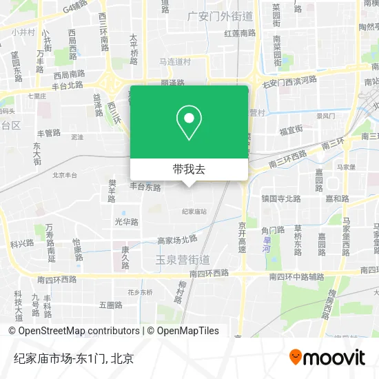 纪家庙市场-东1门地图