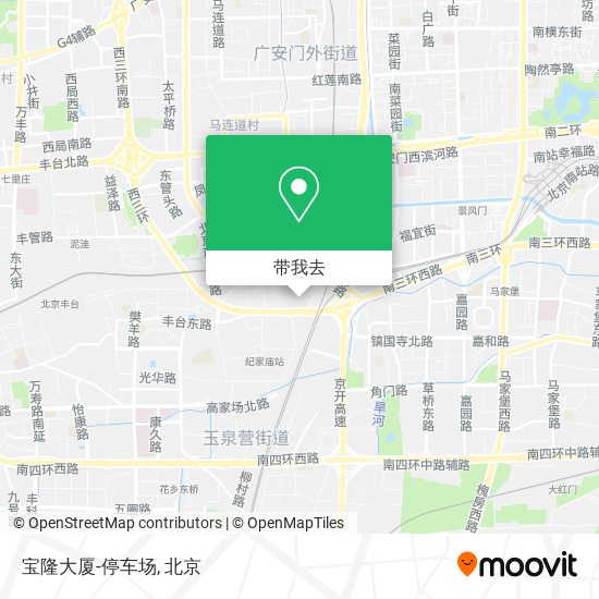 宝隆大厦-停车场地图