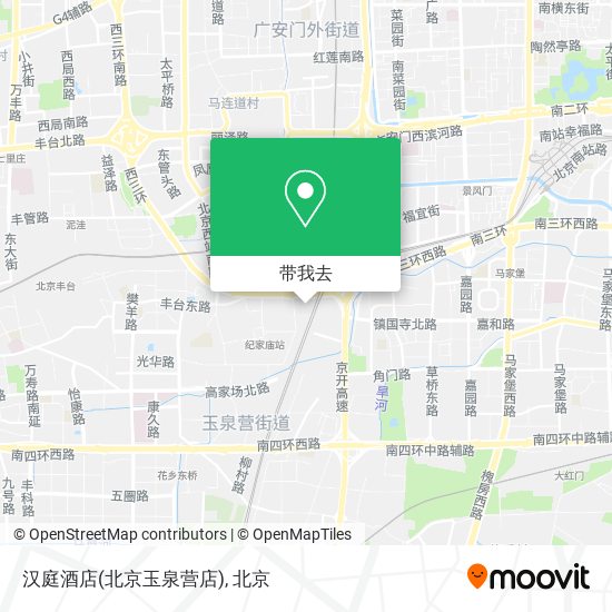 汉庭酒店(北京玉泉营店)地图