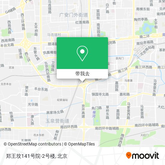 郑王坟141号院-2号楼地图