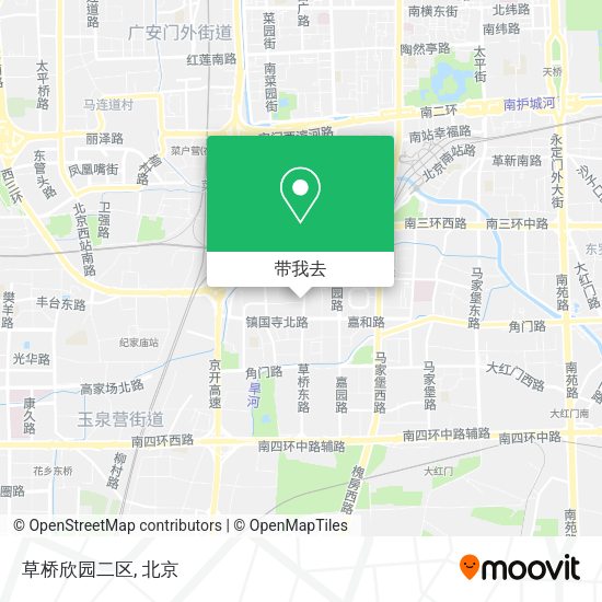草桥欣园二区地图