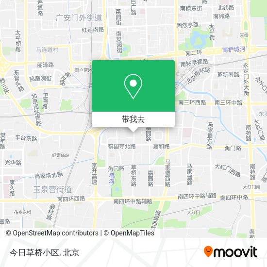 今日草桥小区地图