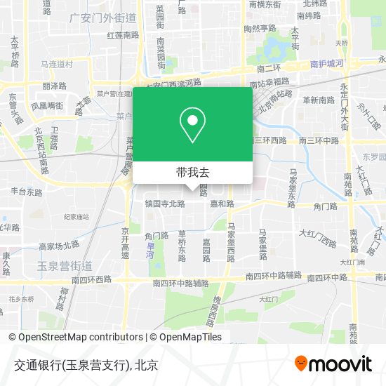 交通银行(玉泉营支行)地图
