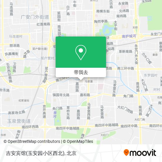 吉安宾馆(玉安园小区西北)地图