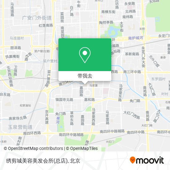 绣剪城美容美发会所(总店)地图