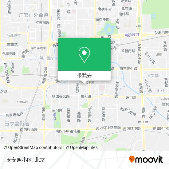 玉安园小区地图