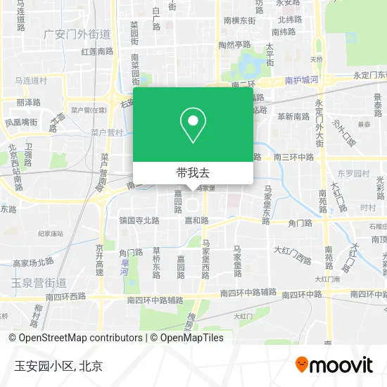 玉安园小区地图